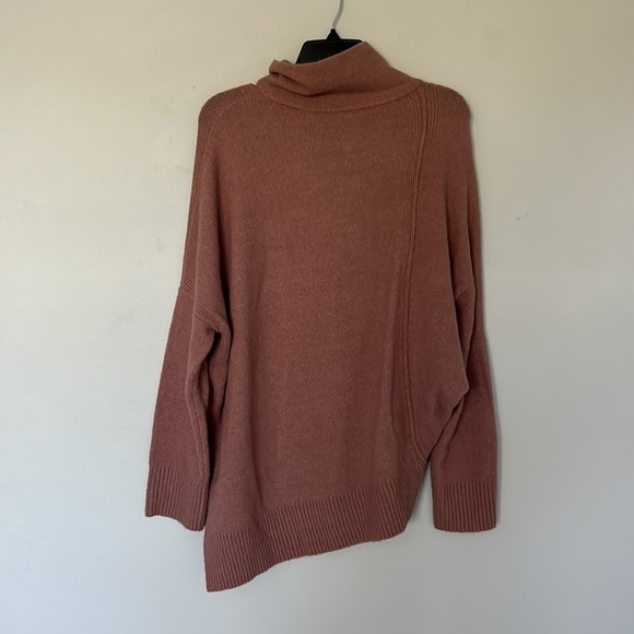 NWT AllSaints Lock Roll Neck Sweater, rose pink. Beautiful, ladies size medium. - Picture 3 of 8